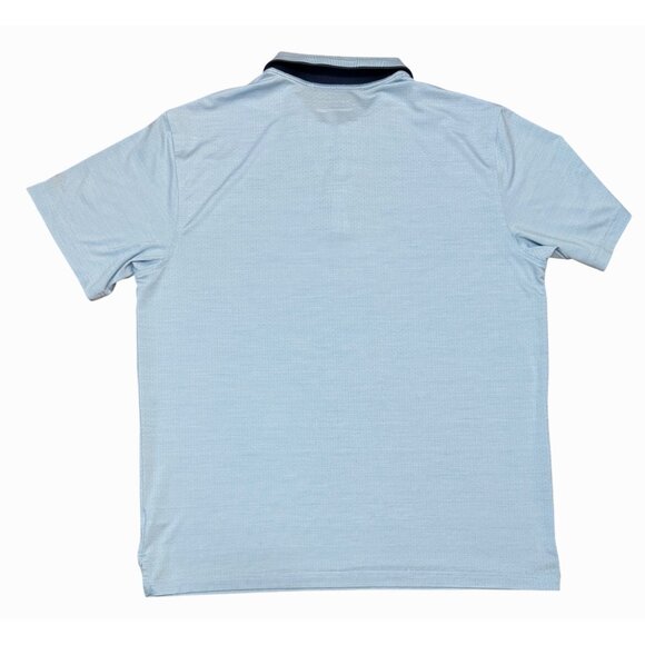Walter Hagen Golf Polo Shirt Men XL Powder Blue Athletic Fit Stretch Performance - Picture 2 of 7
